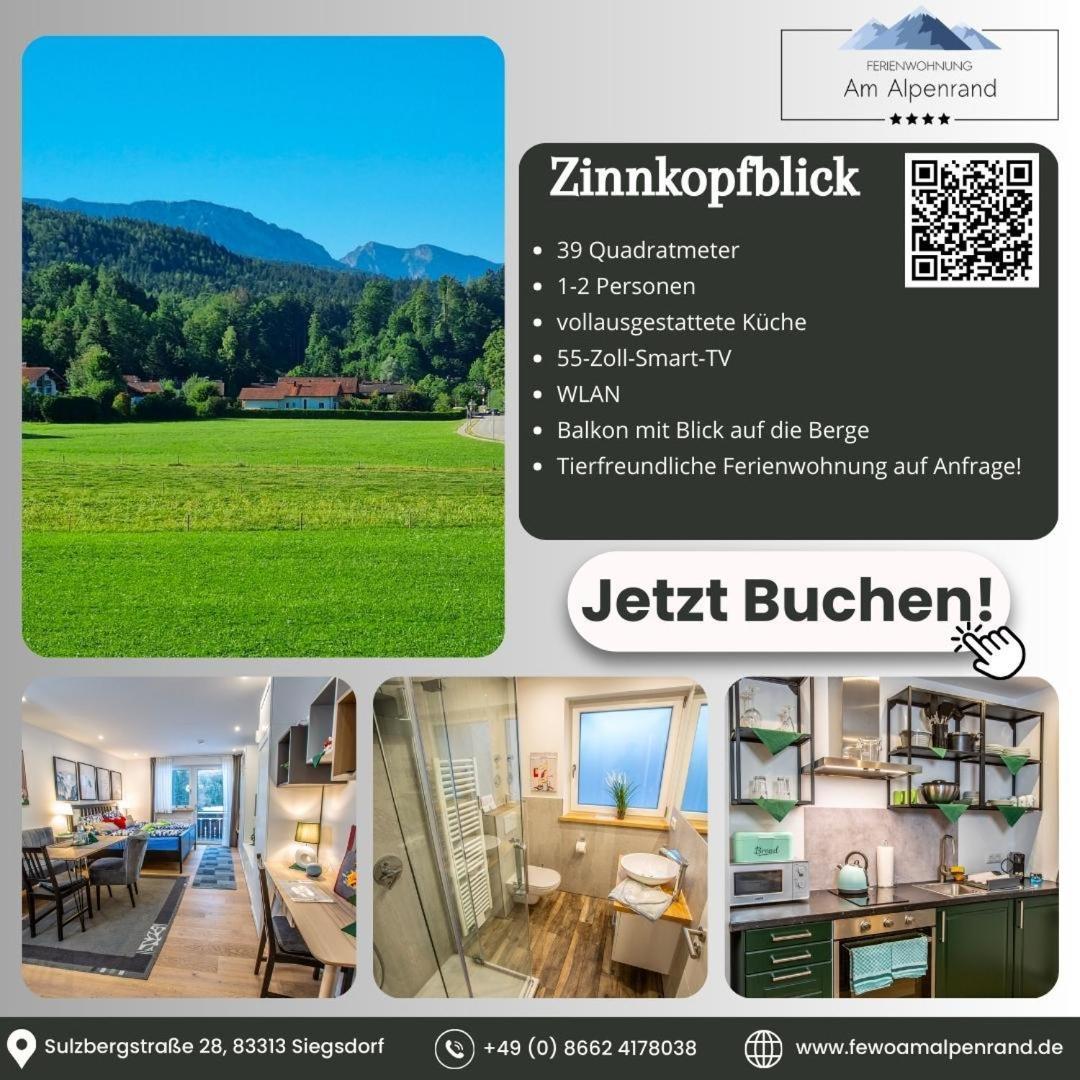 Ferienwohnungen Am Alpenrand Siegsdorf Exterior foto